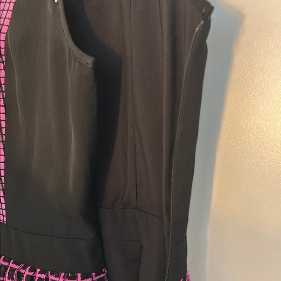 Halogen Grid Pattern Dress - Picture 4 of 12